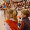 Watching the Pep Rally
