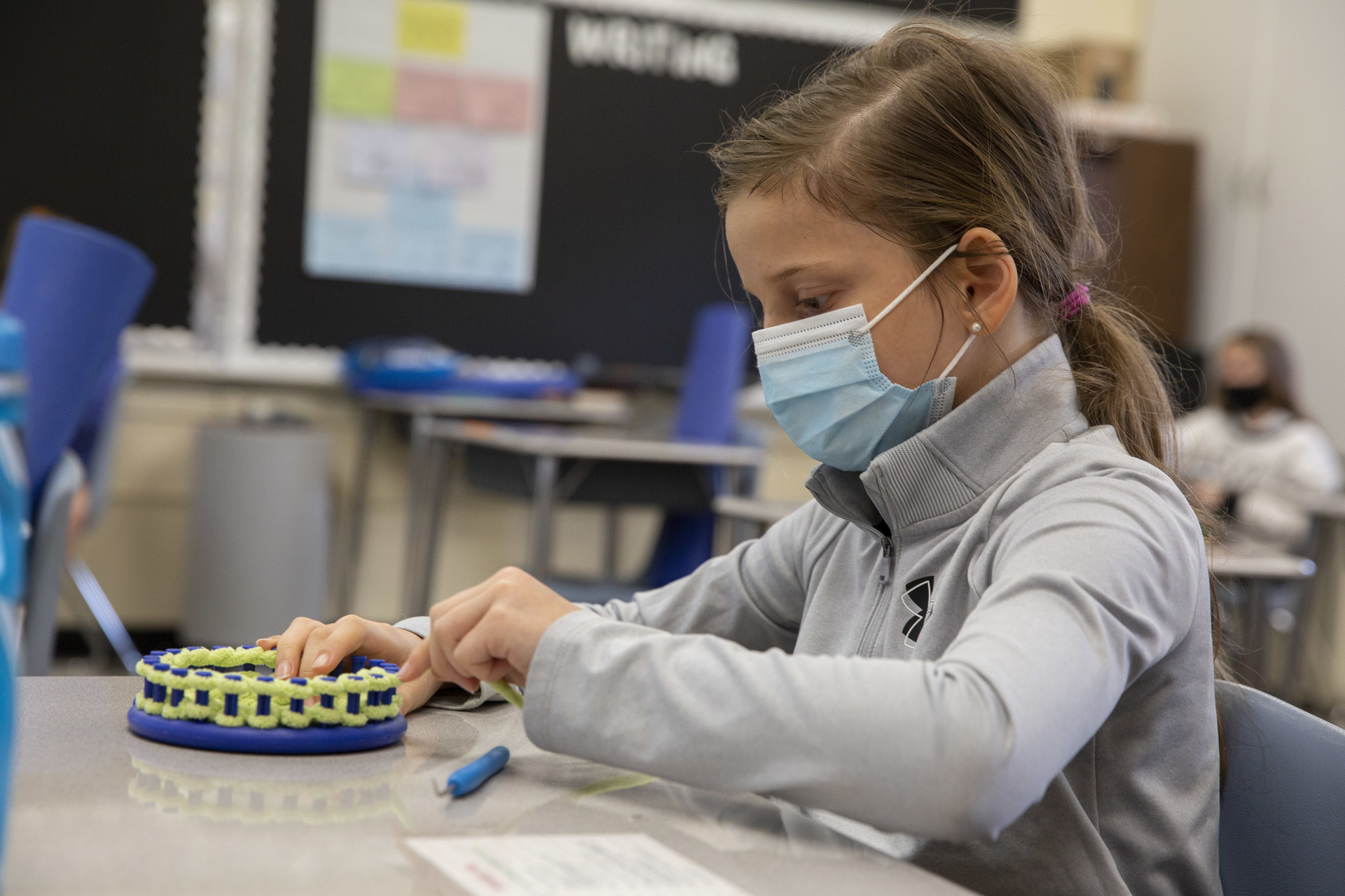 Fourth Graders Make Beanies for Newborns News & Photos McDonogh School